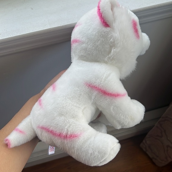 Ty tabor tiger beanie babies pink and white fluffy stuff animal tiger ty 2016 - Picture 3 of 11